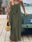 CoastalEase™ Backless Flowy Maxi Dress