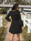 Solivra | Tribal Print Notched Neck Dress