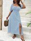 Lily" Puff Sleeve Floral Dress