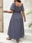 Lily" Puff Sleeve Floral Dress