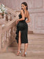 "Gia" Sculpted Midi Dress