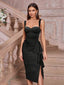 "Gia" Sculpted Midi Dress