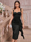 "Gia" Sculpted Midi Dress