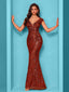 "Zyrelle" Beaded Lace Evening Gown