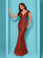 "Zyrelle" Beaded Lace Evening Gown