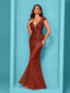 "Zyrelle" Beaded Lace Evening Gown