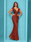 "Zyrelle" Beaded Lace Evening Gown