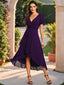 "Grace" Flutter Sleeve High-Low Dress