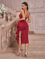 "Gia" Sculpted Midi Dress