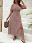Lily" Puff Sleeve Floral Dress