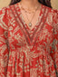 "Thalorie" Boho Paisley Maxi Dress