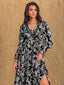"Thalorie" Boho Paisley Maxi Dress