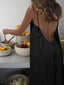 CoastalEase™ Backless Flowy Maxi Dress