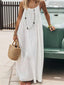 CoastalEase™ Backless Flowy Maxi Dress
