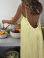 CoastalEase™ Backless Flowy Maxi Dress