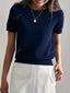 The “Luma” Lightweight Knit Tee