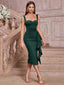 "Gia" Sculpted Midi Dress