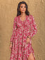 "Thalorie" Boho Paisley Maxi Dress