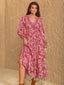 "Thalorie" Boho Paisley Maxi Dress