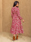 "Thalorie" Boho Paisley Maxi Dress