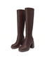 "Carmen" Tall Block-Heel Boots