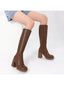 "Carmen" Tall Block-Heel Boots