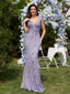 "Zyrelle" Beaded Lace Evening Gown
