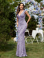 "Zyrelle" Beaded Lace Evening Gown