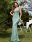 "Zyrelle" Beaded Lace Evening Gown
