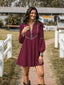 Solivra | Tribal Print Notched Neck Dress