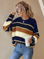 "Marin" Retro Stripe Pullover