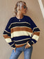 "Marin" Retro Stripe Pullover