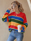 "Marin" Retro Stripe Pullover