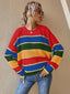 "Marin" Retro Stripe Pullover