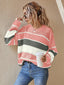 "Marin" Retro Stripe Pullover