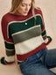 "Marin" Retro Stripe Pullover