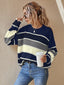 "Marin" Retro Stripe Pullover