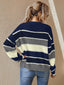 "Marin" Retro Stripe Pullover