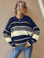 "Marin" Retro Stripe Pullover