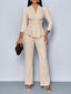 The “Vivienne” Peplum Pant Suit Set