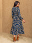 "Thalorie" Boho Paisley Maxi Dress
