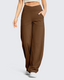 AirFlow Crossover Waist Wide-Leg Pants