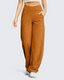 AirFlow Crossover Waist Wide-Leg Pants