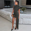 Avelora | High Neck Bodycon Mini Dress