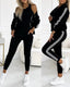Rhea | Varsity Stripe Lounge Set