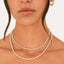 “Ivy” Dual Strand Pavé Necklace