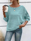 "Leni" Cropped Knit Tee