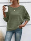 "Leni" Cropped Knit Tee