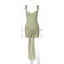 Luvoria | Corset Lace Mini Dress with Side Drape