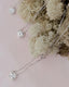 “Halo” Square Pendant Necklace